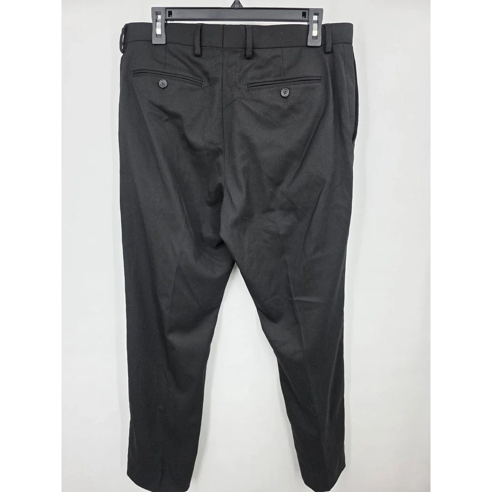 Banana Republic Mens Slim Fit Black Dress Pants preppy work Trousers 33x30